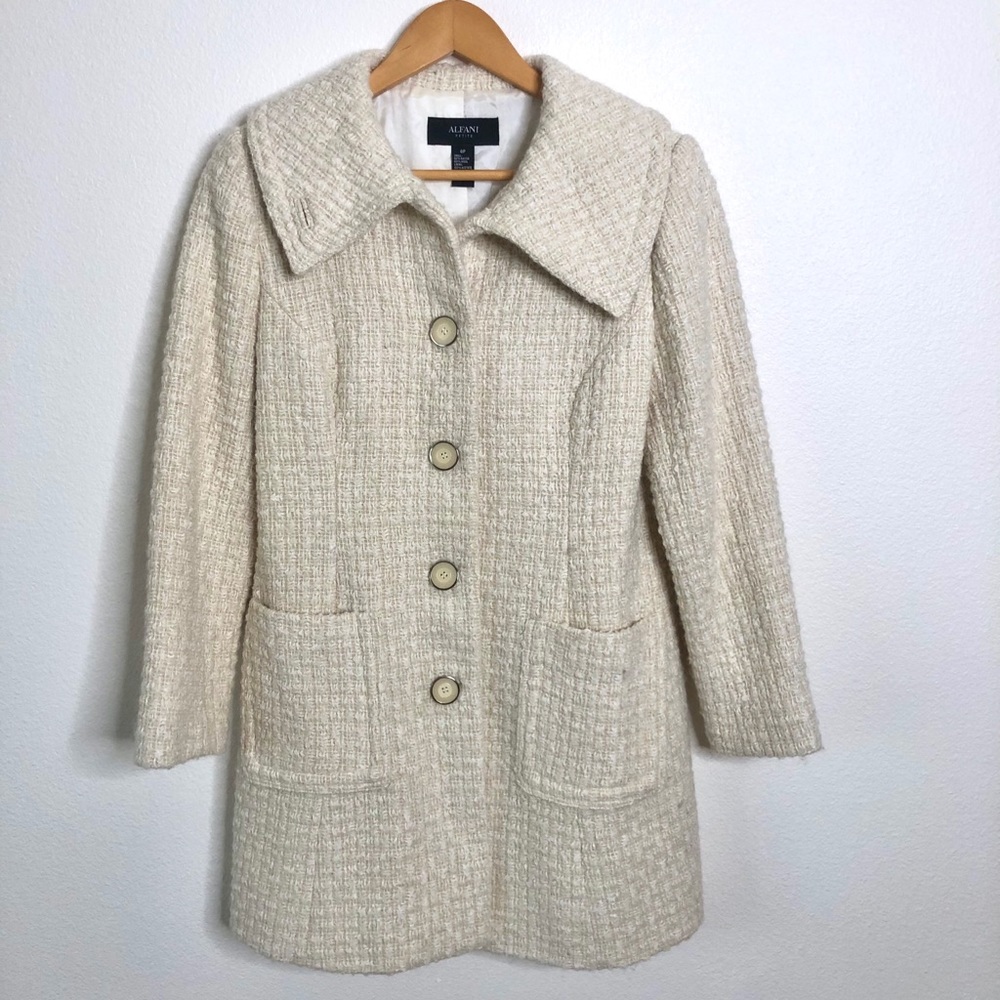 Alfani Wool Peacoat Coat